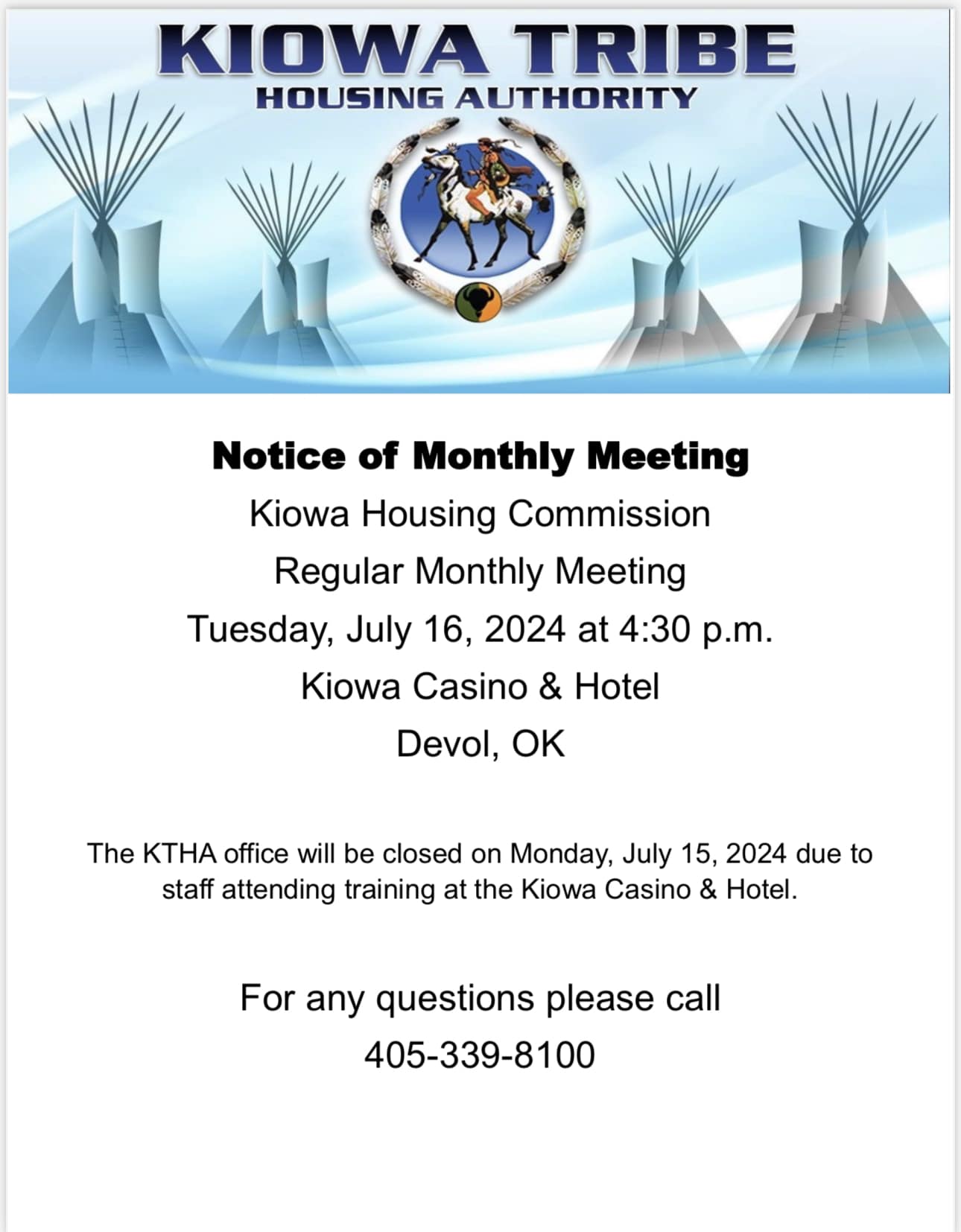 Kiowa Housing Authority Kiowa Tribe