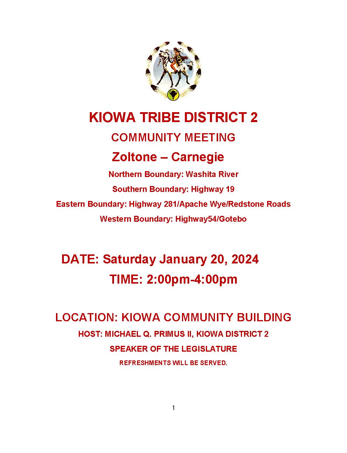 District 2 Community Meeting
